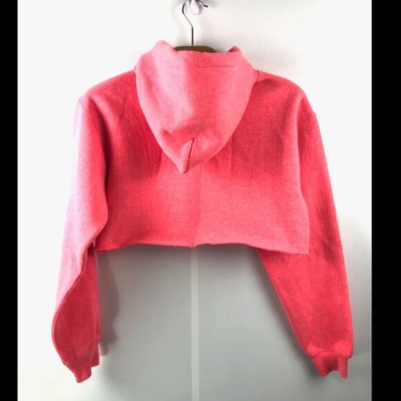 Lovers + Friends Neon Pink Cropped Zest Sweatshirt - Picture 5 of 8